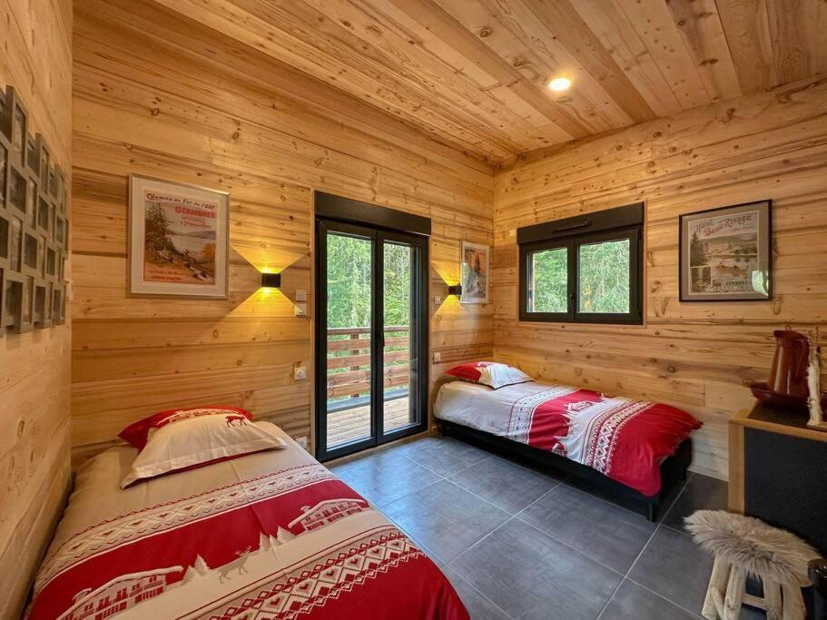 Le Refuge Perche Du Saut De La Bourrique Spa, Terrain Cloture Gérardmer Dış mekan fotoğraf
